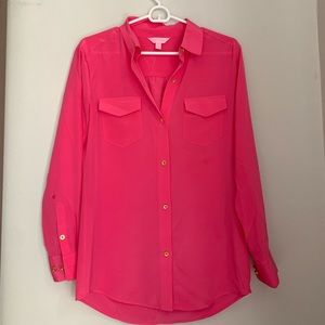 Hot Pink Lilly Blouse